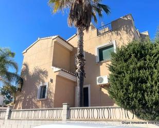 Exterior view of Single-family semi-detached for sale in Dénia  with Air Conditioner