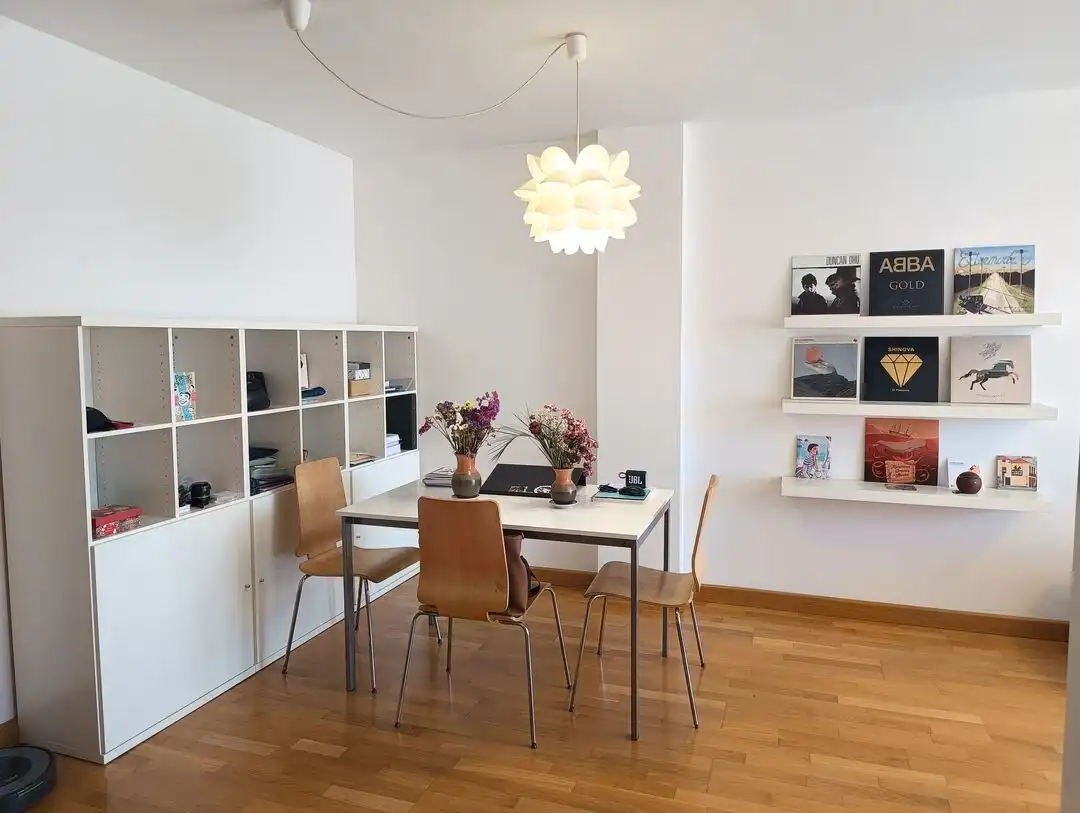 Esszimmer von Wohnung zur Miete in  Pamplona / Iruña mit Heizung, Privatgarten und Abstellraum