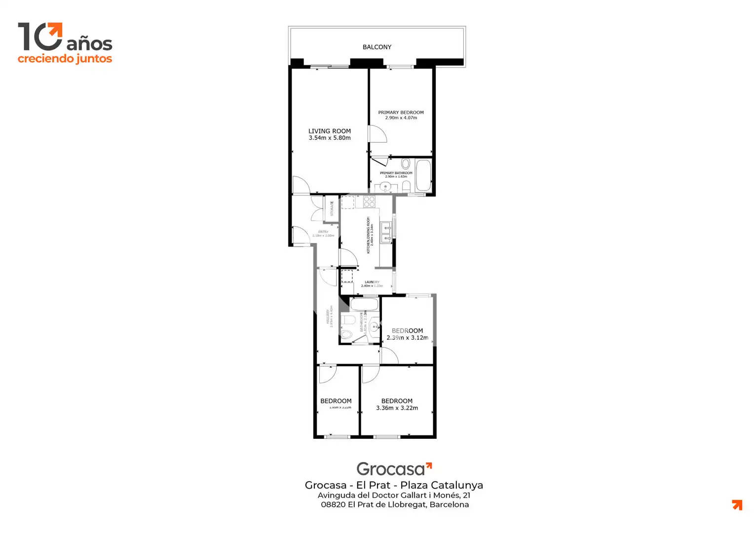 Flat for sale in El Prat de Llobregat  with Air Conditioner, Heating and Oven