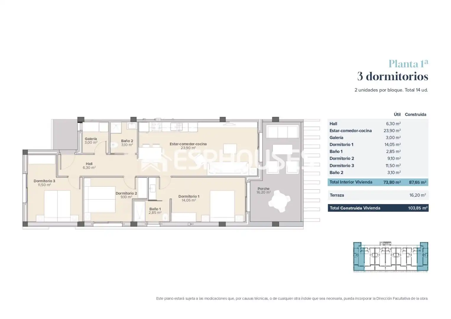 Apartament amb terrassa en venda a Las Salinas, imagen 15