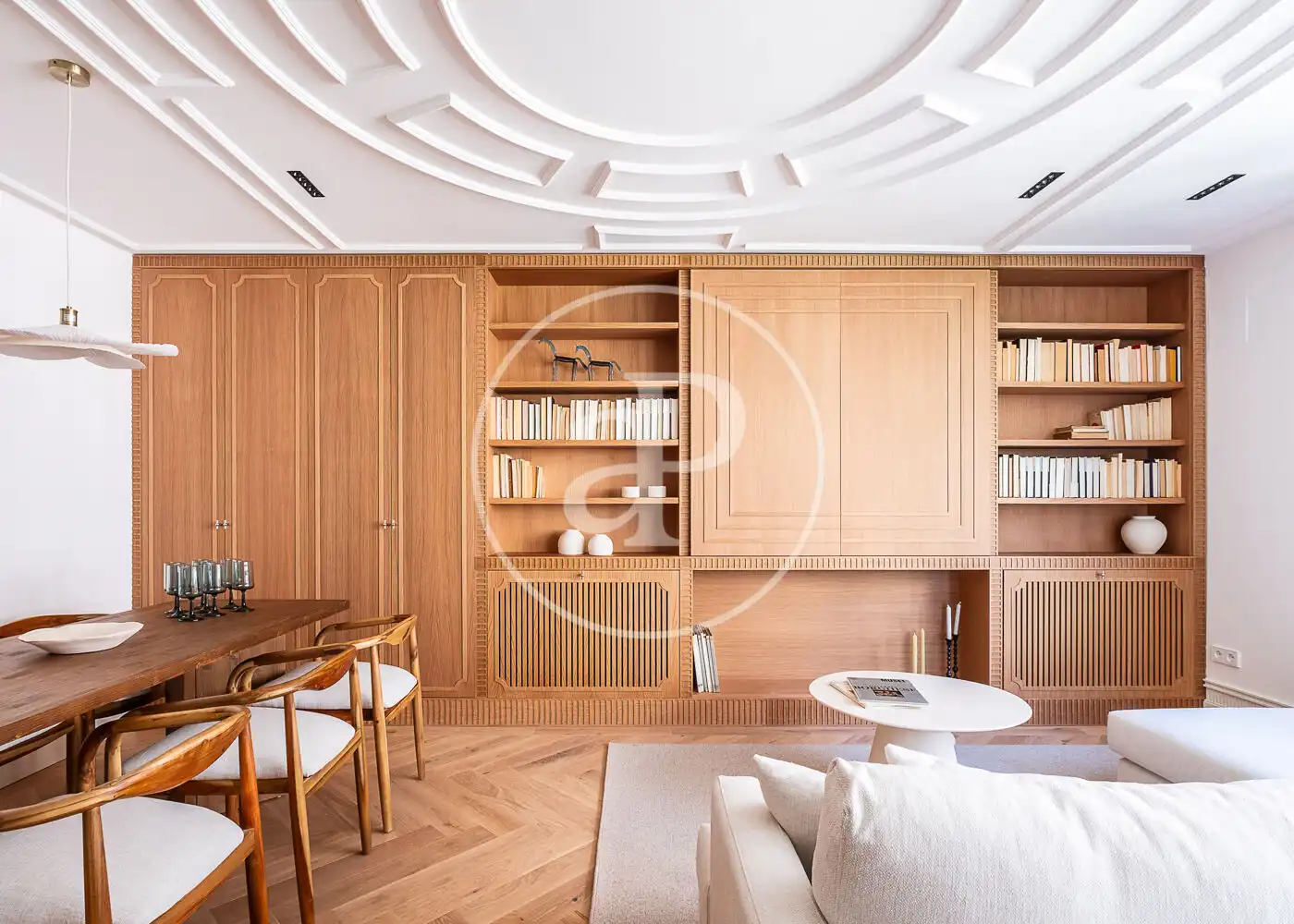 Wohnzimmer von Wohnung zum Verkauf in Madrid mit Klimaanlage, Heizung und Terrasse