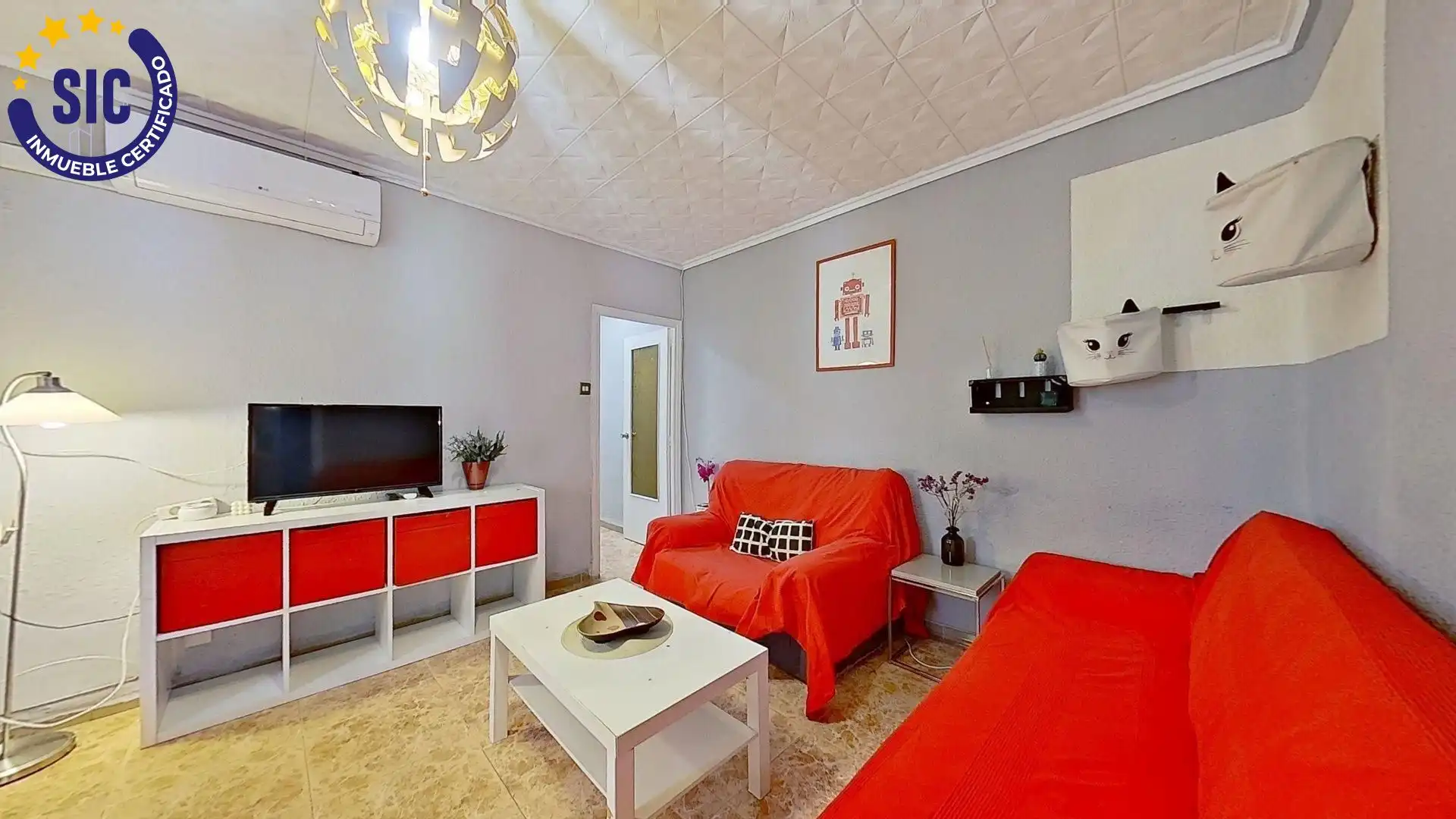 Sala de estar de Piso en venta en Valencia con Calefacción