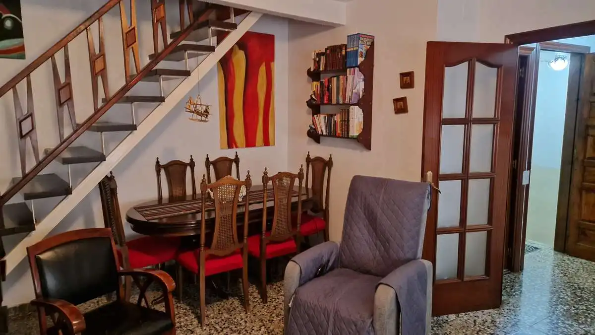 Menjador de Casa o xalet en venda en Vinaròs amb Aire condicionat, Terrassa i Moblat