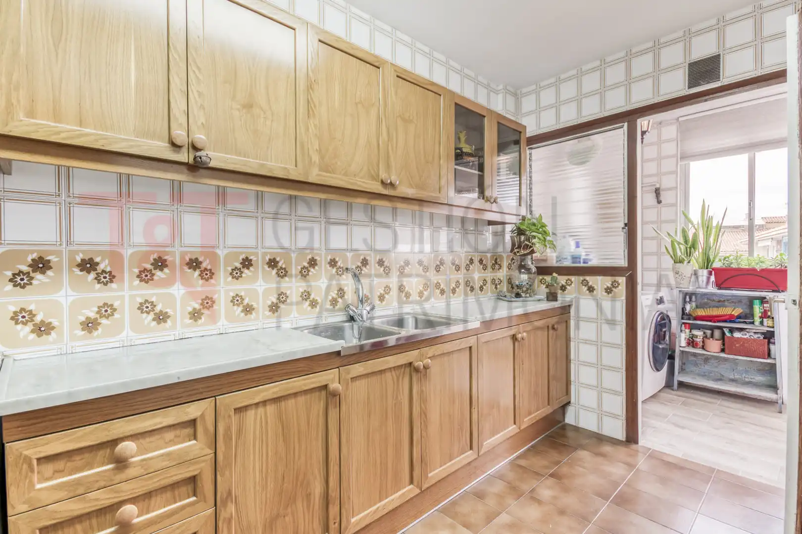 Küche von Wohnung zum Verkauf in Manresa mit Heizung, Abstellraum und Balkon