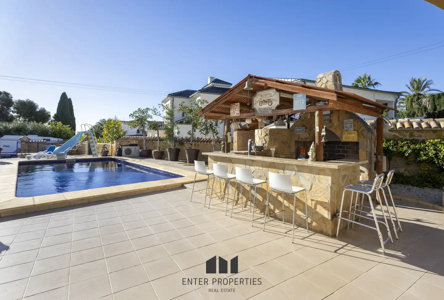 Terraza de Piso en venta en Moraira con Aire acondicionado, Calefacción y Piscina