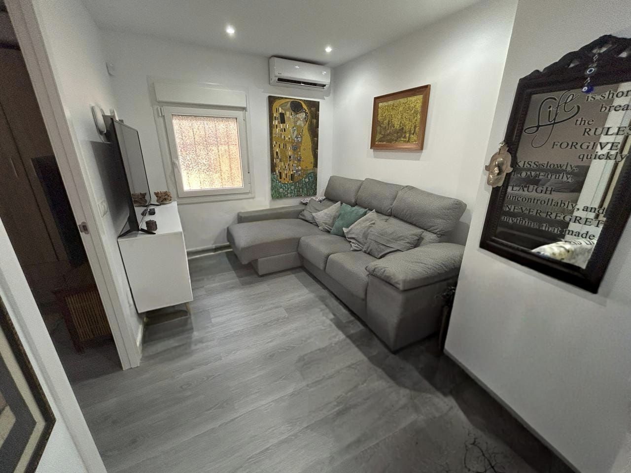 Sala d'estar de Pis en venda en Málaga Capital amb Aire condicionat, Calefacció i Moblat