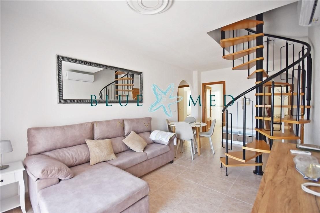 Living room of Attic for sale in Mazarrón  with Air Conditioner, Terrace and Community pool