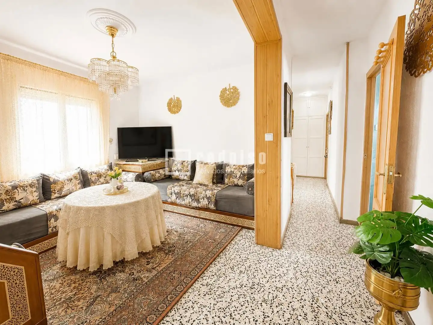 Sala de estar de Piso en venta en Madrid con Calefacción y Terraza