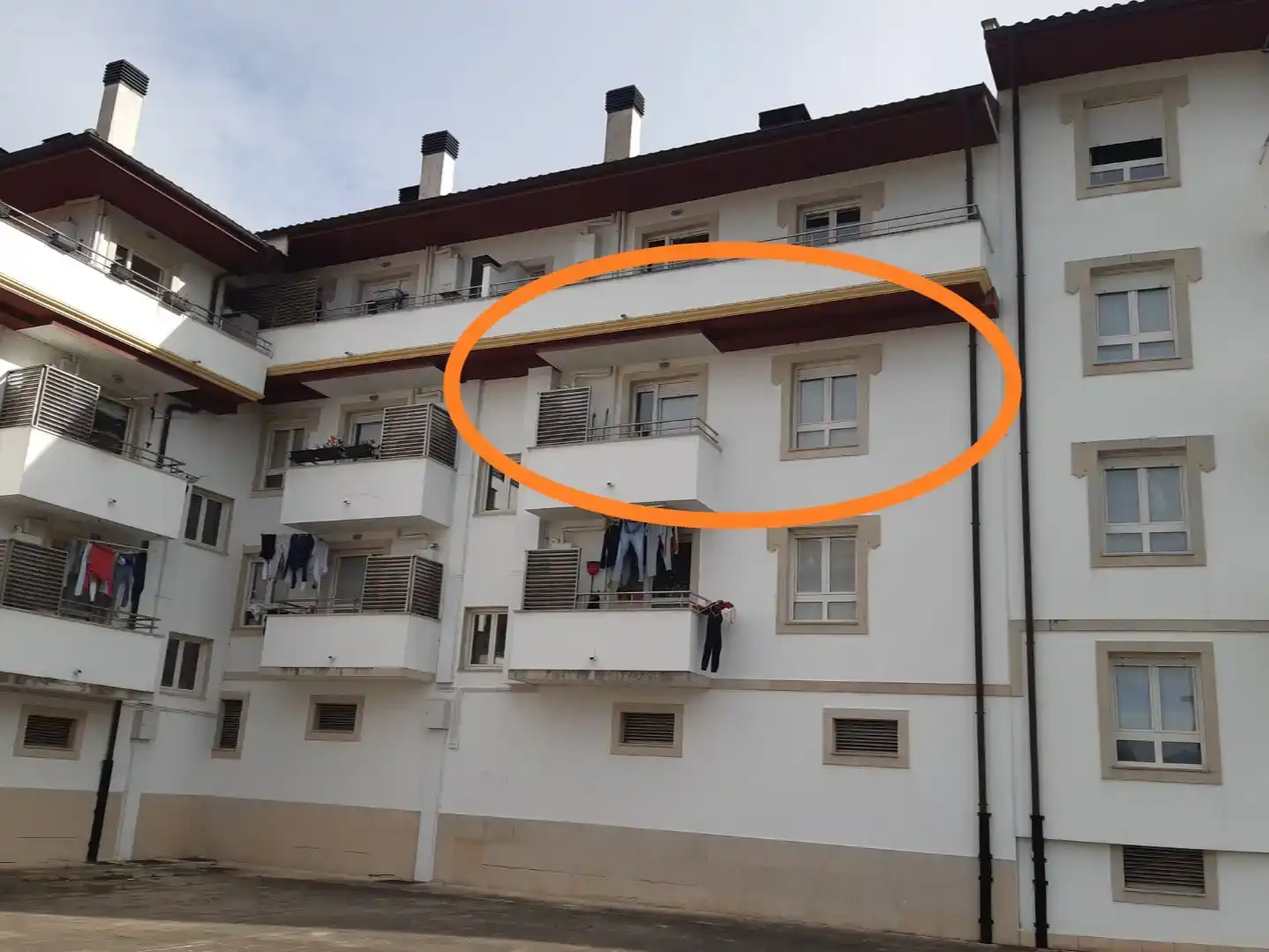 Vista exterior de Piso en venta en Elorrio con Balcón
