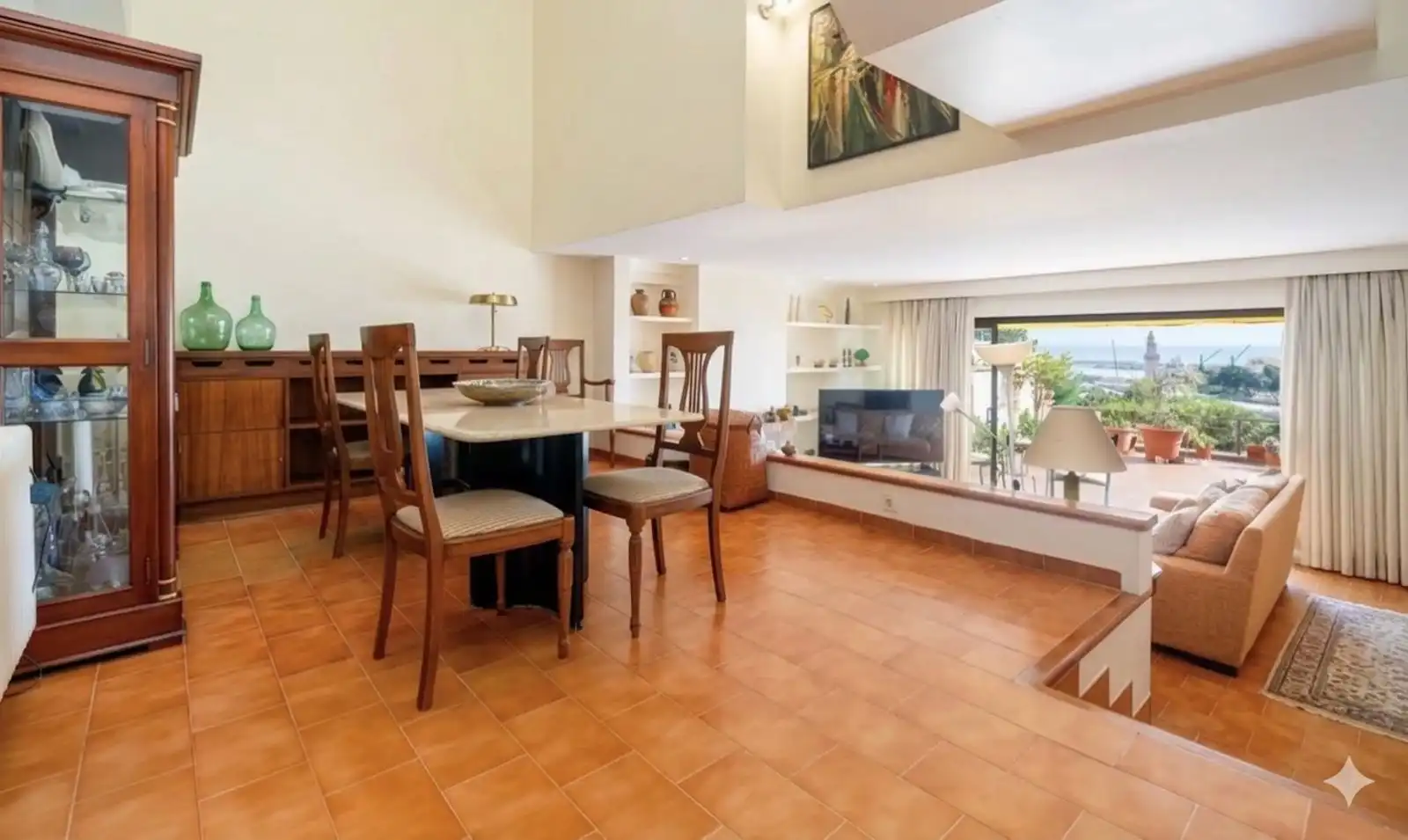Esszimmer von Einfamilien-Reihenhaus zum Verkauf in  Palma de Mallorca mit Klimaanlage, Heizung und Terrasse