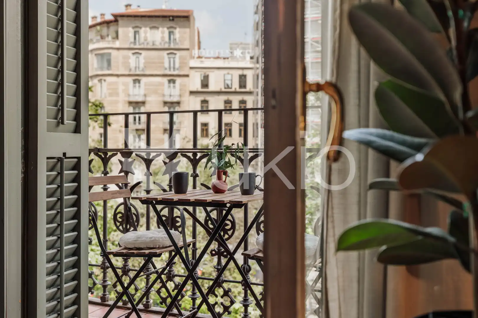 Terrassa de Apartament de lloguer en Barcelona amb Aire condicionat, Calefacció i Moblat