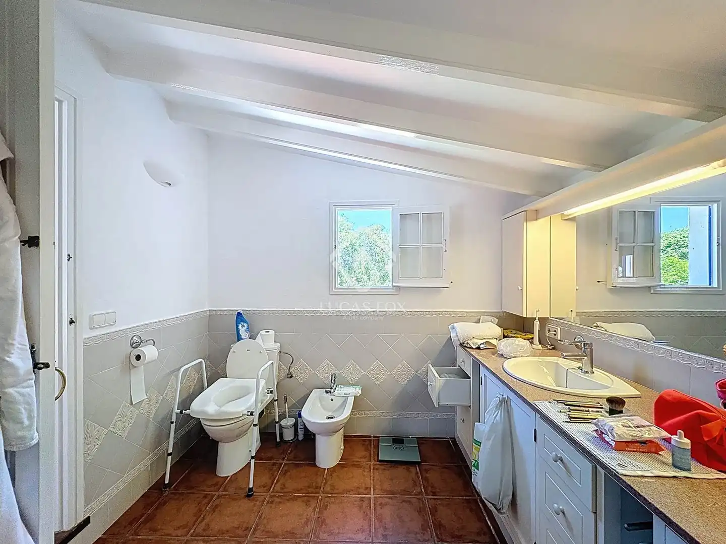 Baño de Finca rústica en venta en Es Castell con Aire acondicionado, Calefacción y Jardín privado