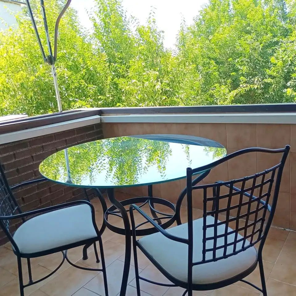 Terrace of Flat for rent in Madrid  with Air Conditioner, Heating and Parquet flooring