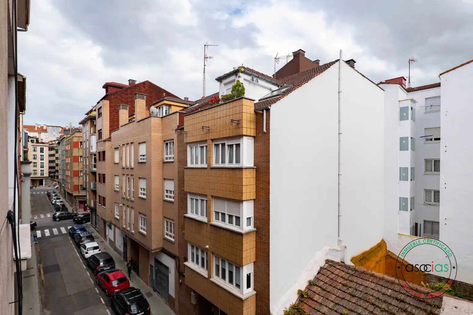 Vista exterior de Piso en venta en Gijón 