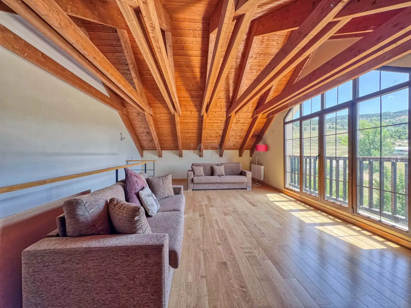 Living room of Detached homes for sale in Alcalá de la Selva  with Heating and Terrace