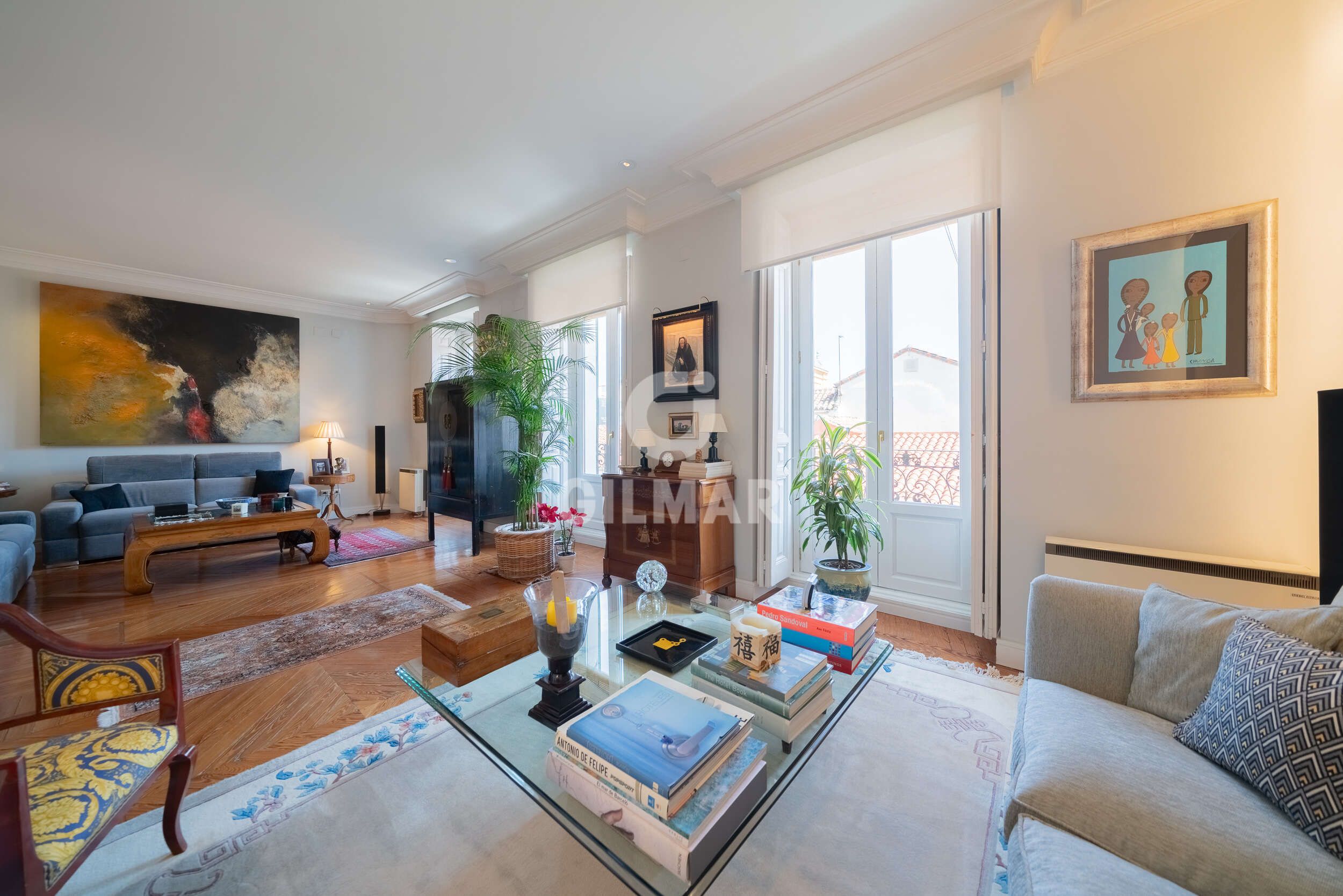 Living room of Flat for sale in  Madrid Capital  with Heating and Storage room