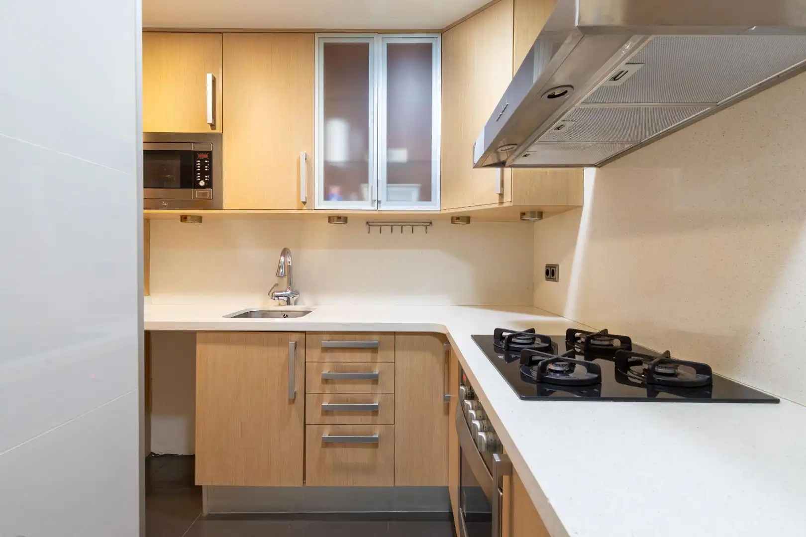 Kitchen of Flat for sale in Barcelona  with Air Conditioner, Heating and Parquet flooring
