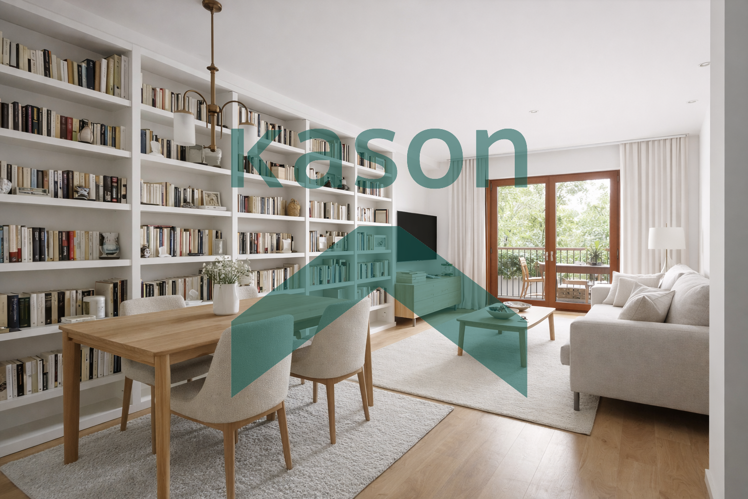 Sala de estar de Piso en venta en  Madrid Capital con Aire acondicionado, Calefacción y Piscina comunitaria