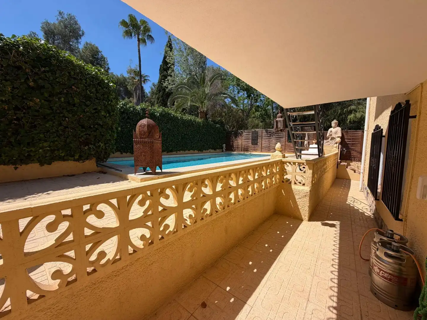 Piscina de Casa o chalet de alquiler en L'Alfàs del Pi con Aire acondicionado, Jardín privado y Piscina