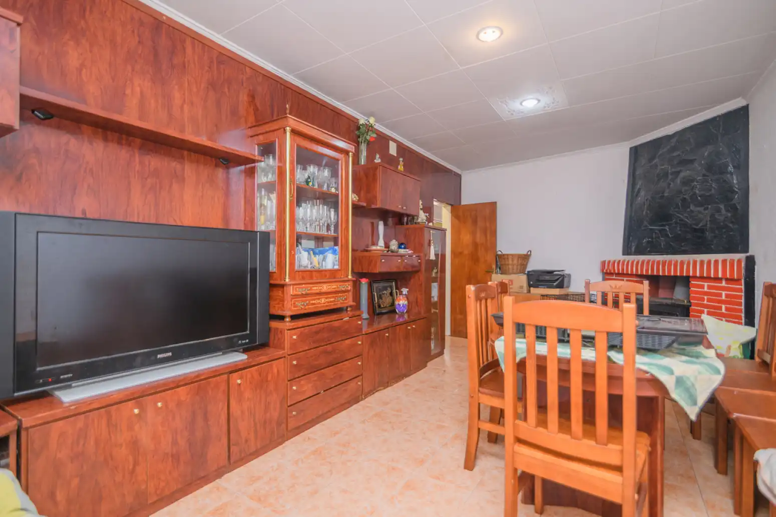 Sala d'estar de Casa adosada en venda en Sant Climent de Llobregat amb Terrassa i Balcó