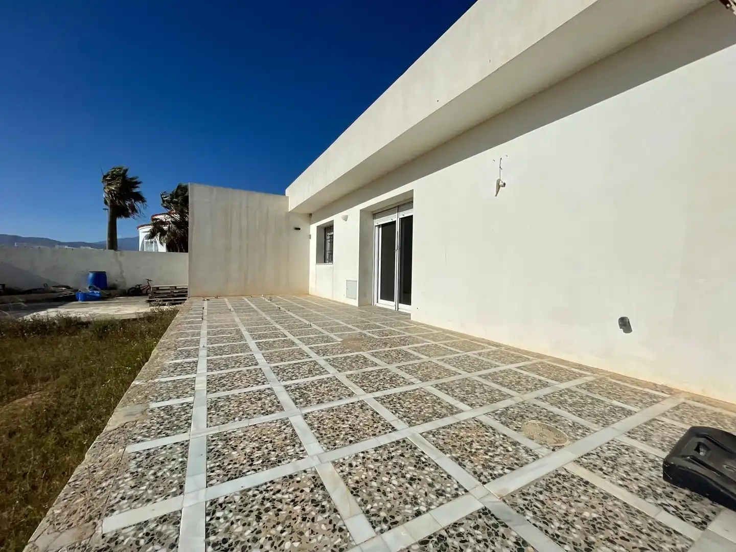Vista exterior de Casa o chalet en venta en El Ejido con Jardín privado y Piscina