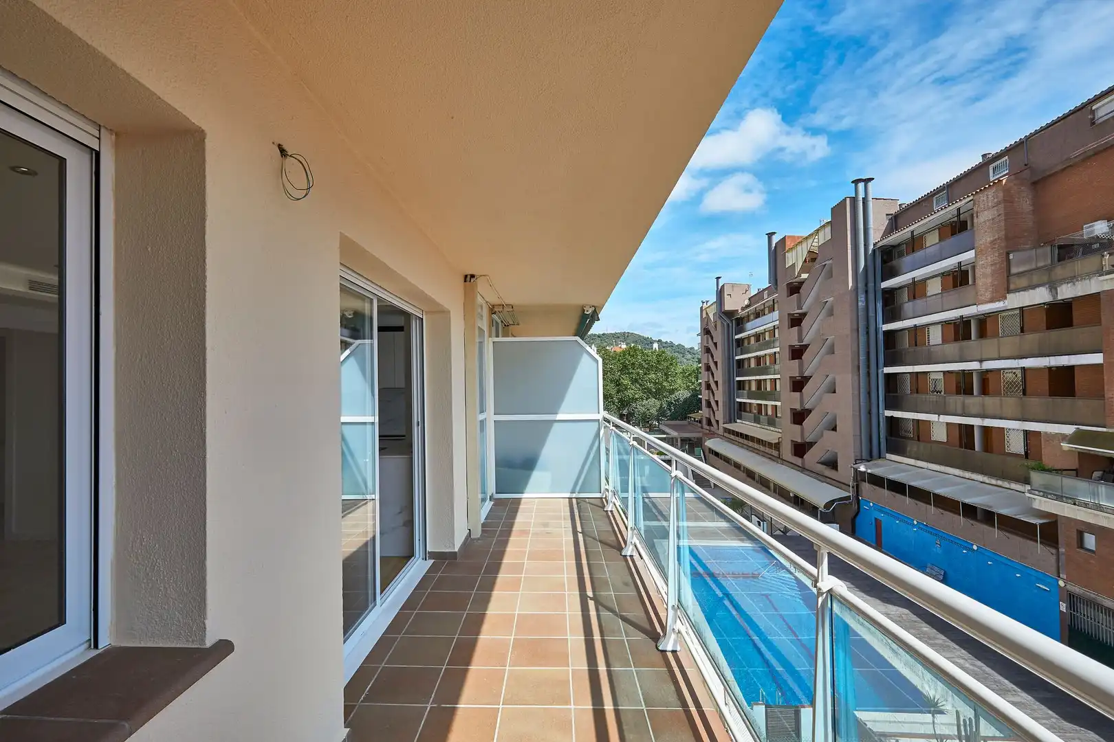 Terrasse von Wohnung zum Verkauf in Malgrat de Mar mit Klimaanlage, Heizung und Parkett