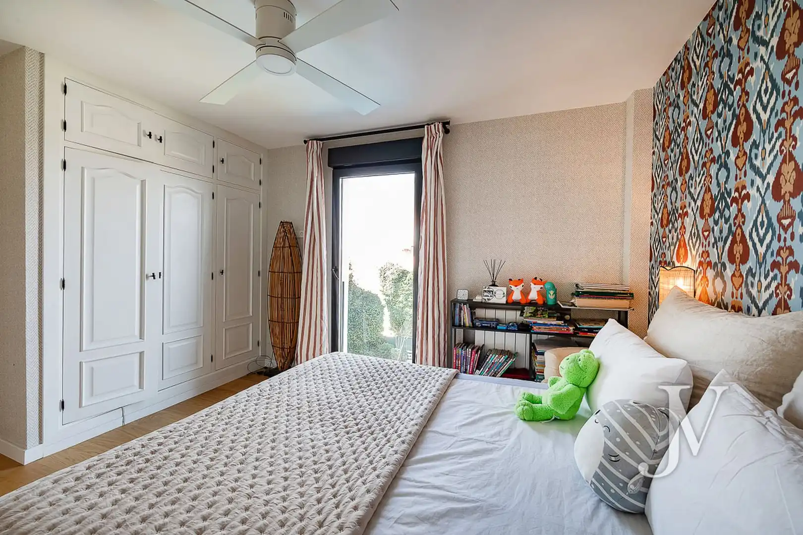Bedroom of Detached homes for rent in Pozuelo de Alarcón  with Air Conditioner, Heating and Private garden
