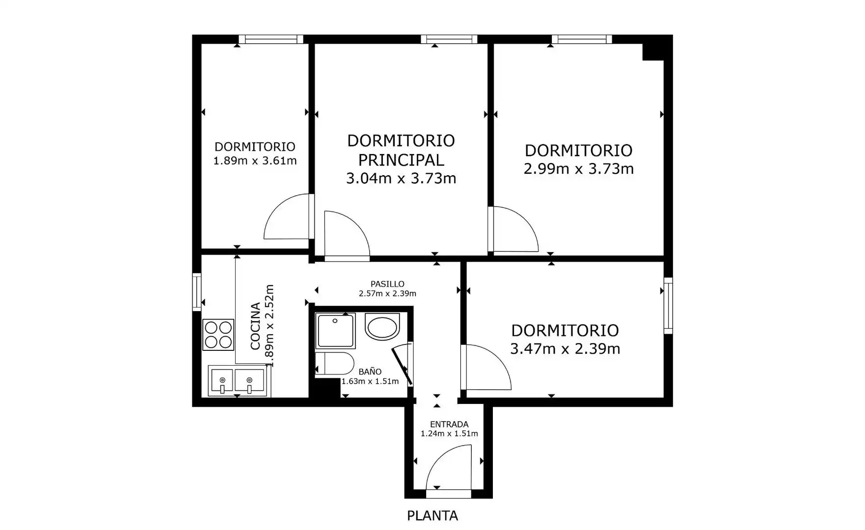 Wohnung zum Verkauf in Madrid mit Klimaanlage und Heizung