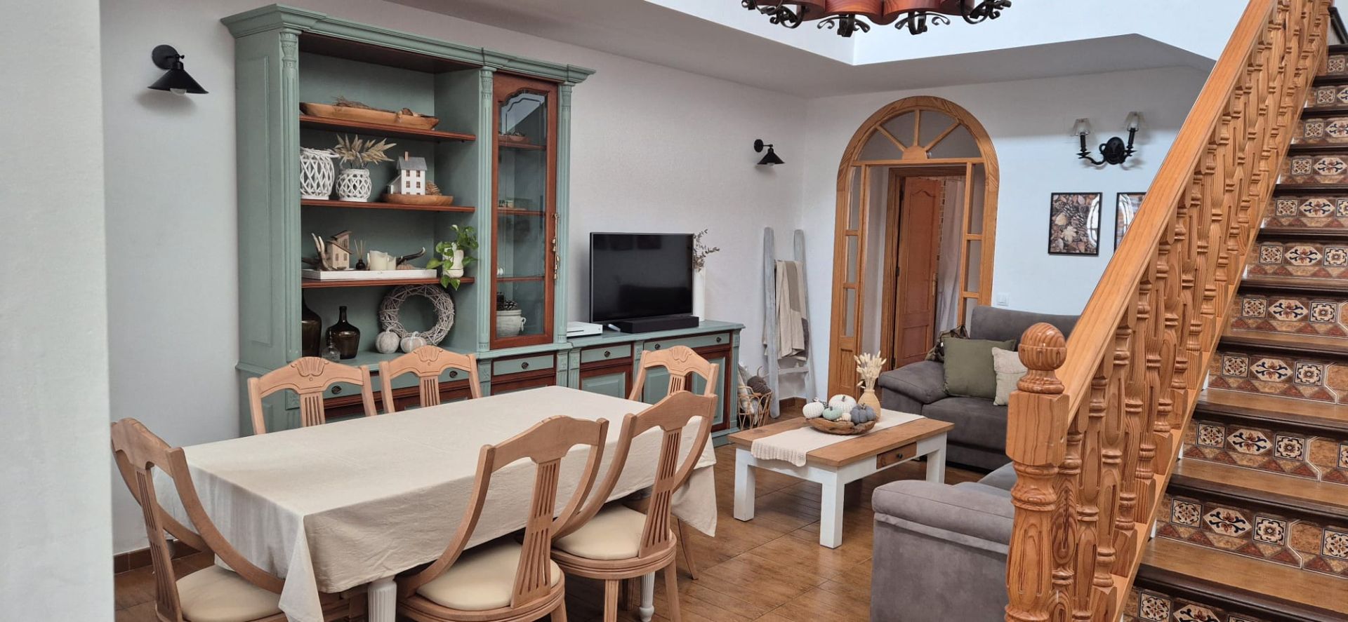 Sala d'estar de Casa o xalet en venda en Malpartida de Plasencia amb Aire condicionat, Calefacció i Jardí privat