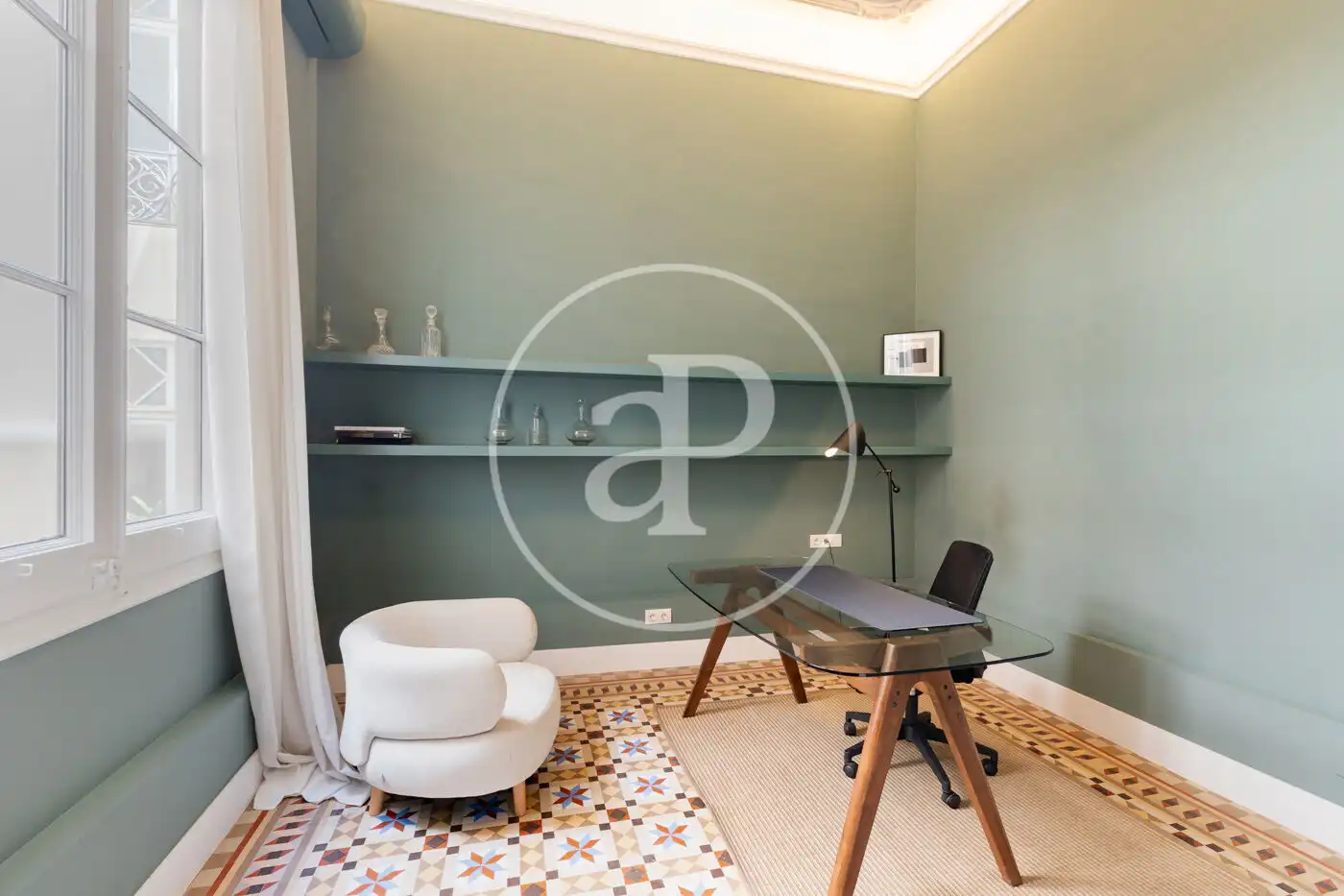 Wohnung zur Miete in Barcelona mit Klimaanlage, Heizung und Möbliert
