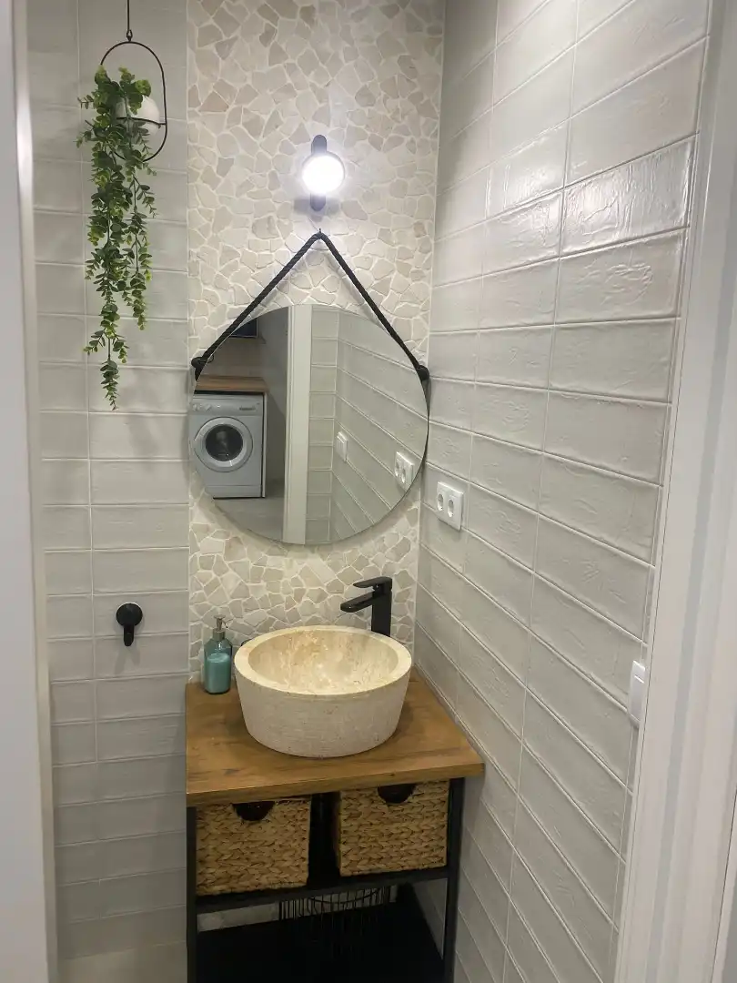 Baño de Casa o chalet de alquiler en Sanlúcar de Barrameda con Aire acondicionado, Calefacción y Terraza