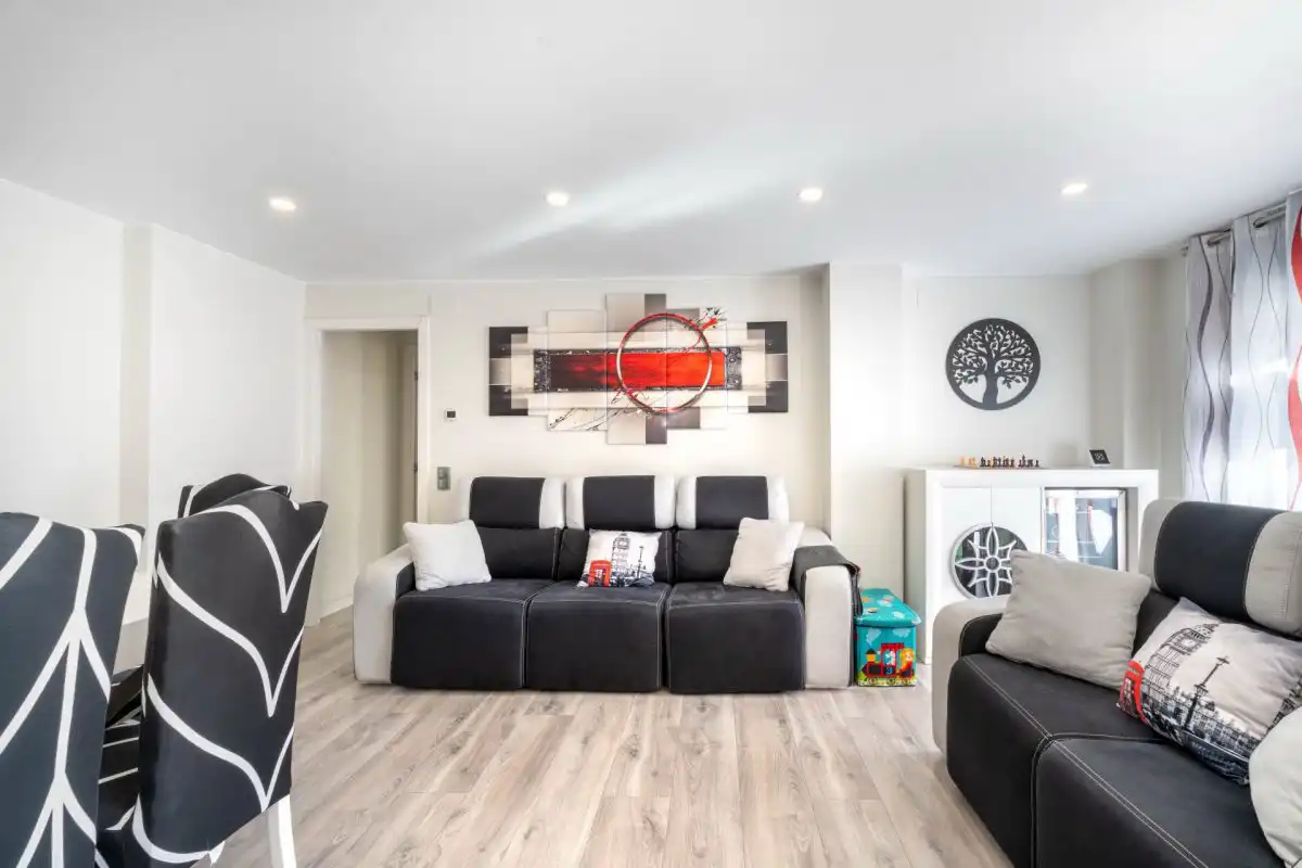Sala de estar de Piso en venta en Terrassa con Calefacción y Balcón