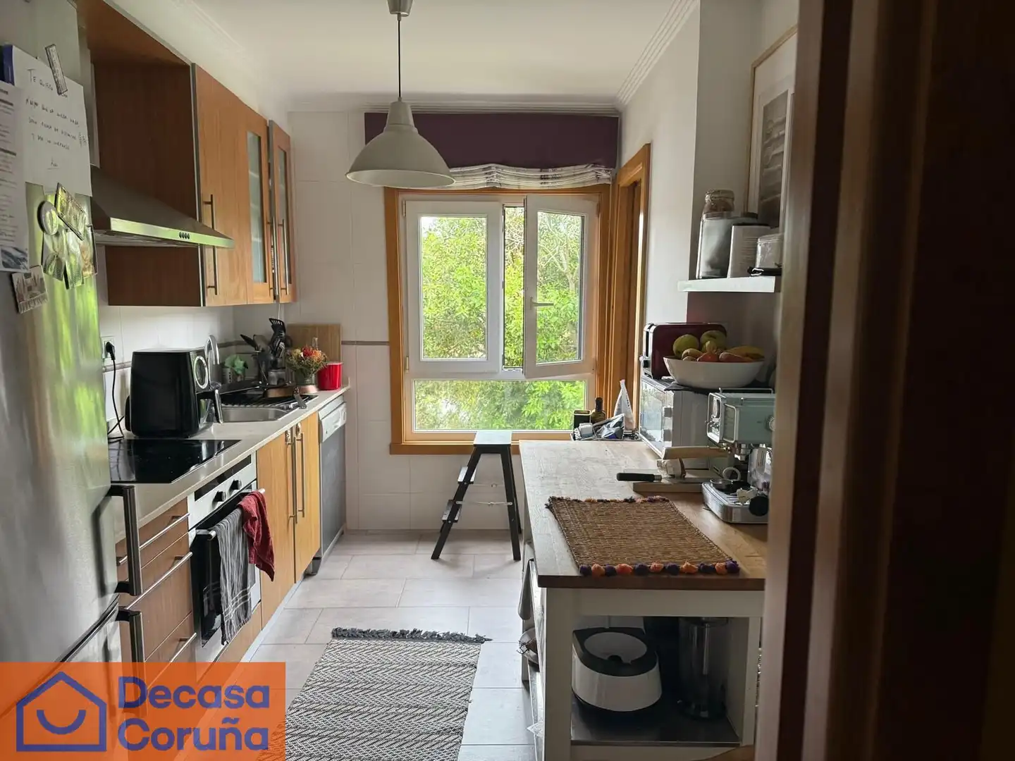 Cocina de Ático en venta en Oleiros con Calefacción, Parquet y Trastero