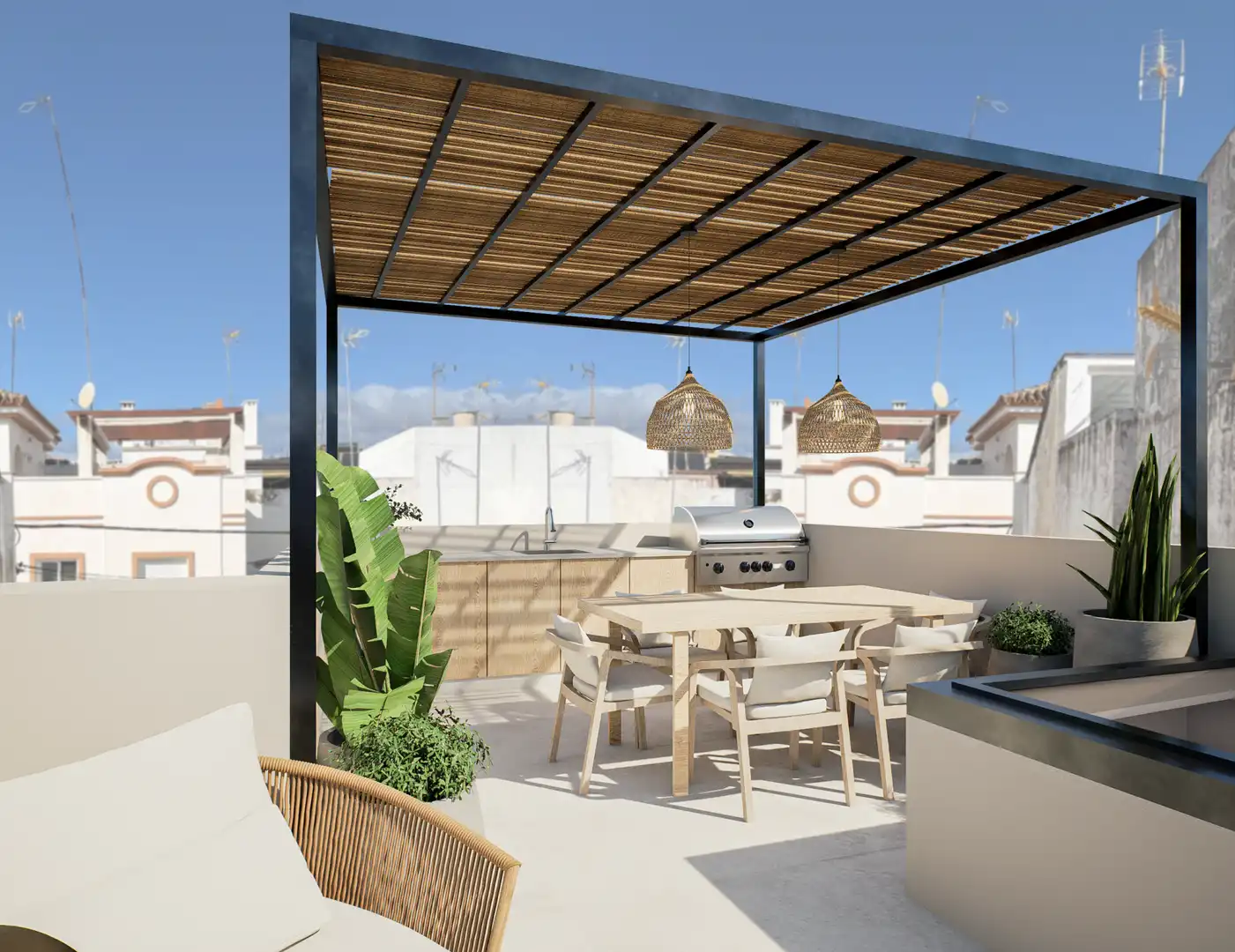 Adossat amb terrassa en venda a Estepona Pueblo, imagen 2