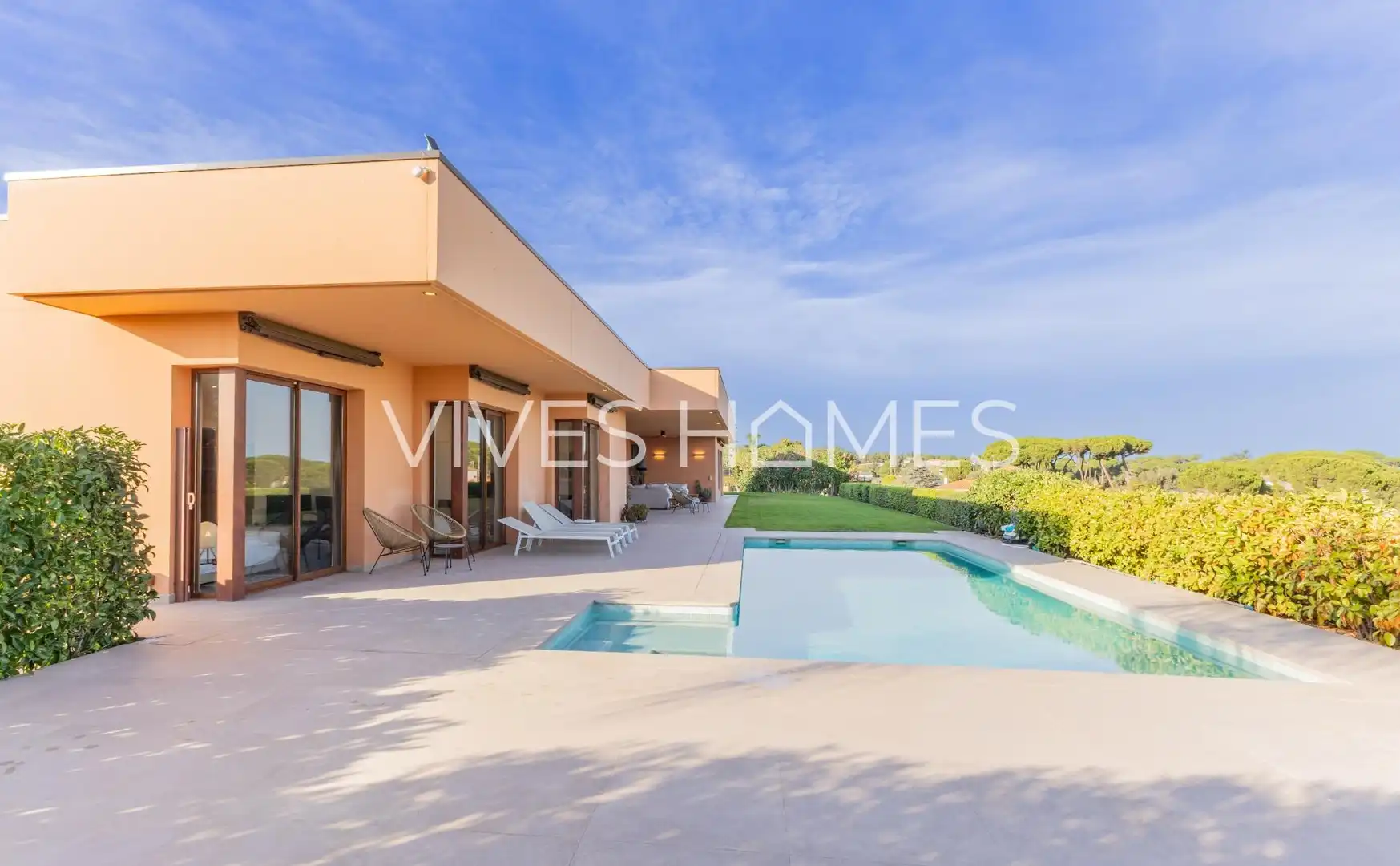 Vista exterior de Casa o chalet en venta en Sant Vicenç de Montalt con Aire acondicionado, Calefacción y Jardín privado