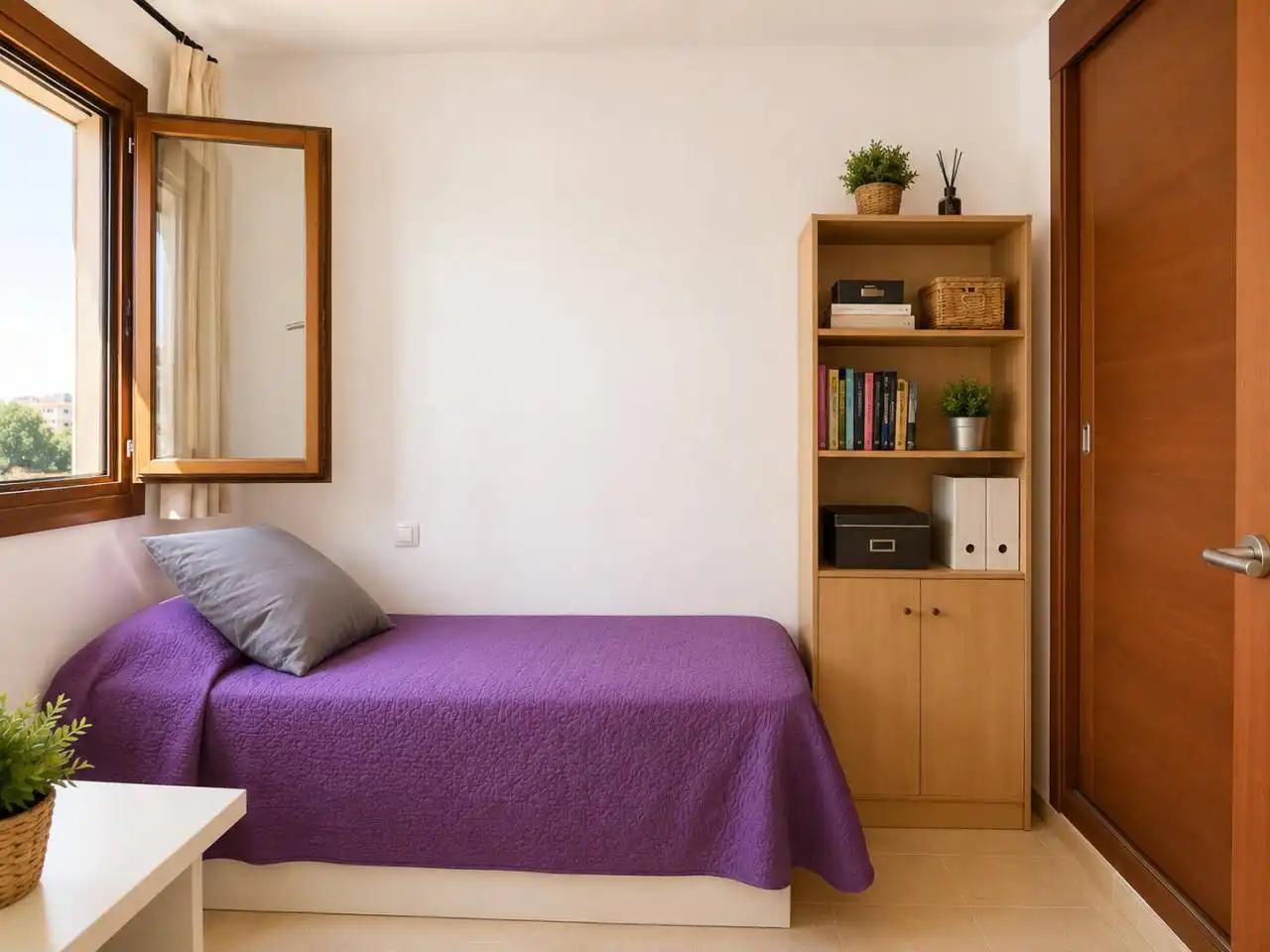 Schlafzimmer von Wohnung zum Verkauf in Muro mit Klimaanlage, Terrasse und Balkon