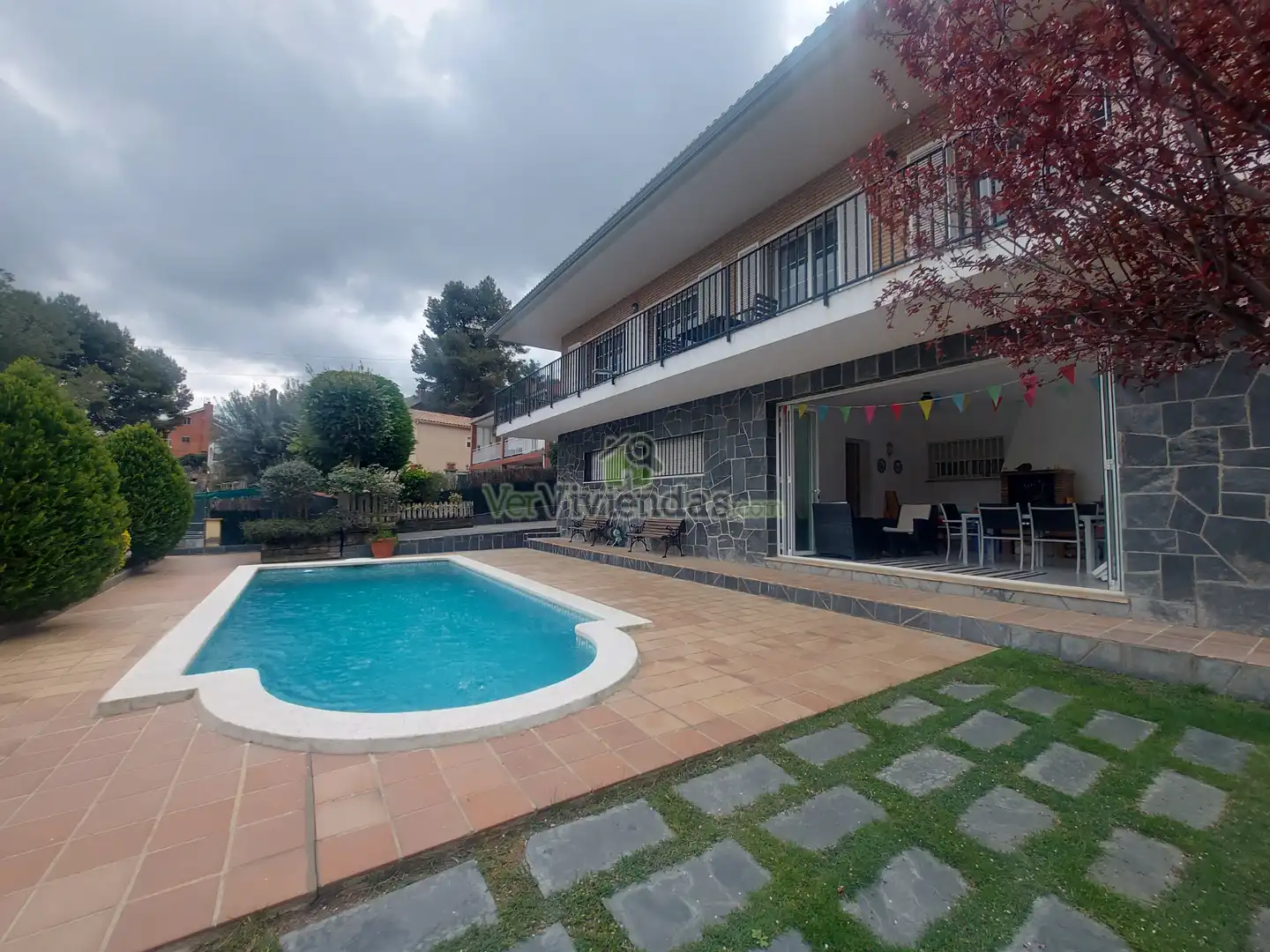 Piscina de Casa o chalet en venta en Vallirana con Calefacción, Jardín privado y Terraza
