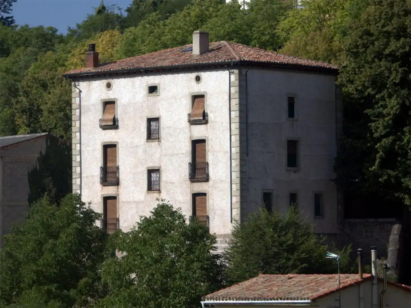 Vista exterior de Casa o chalet en venta en Nieva de Cameros con Jardín privado