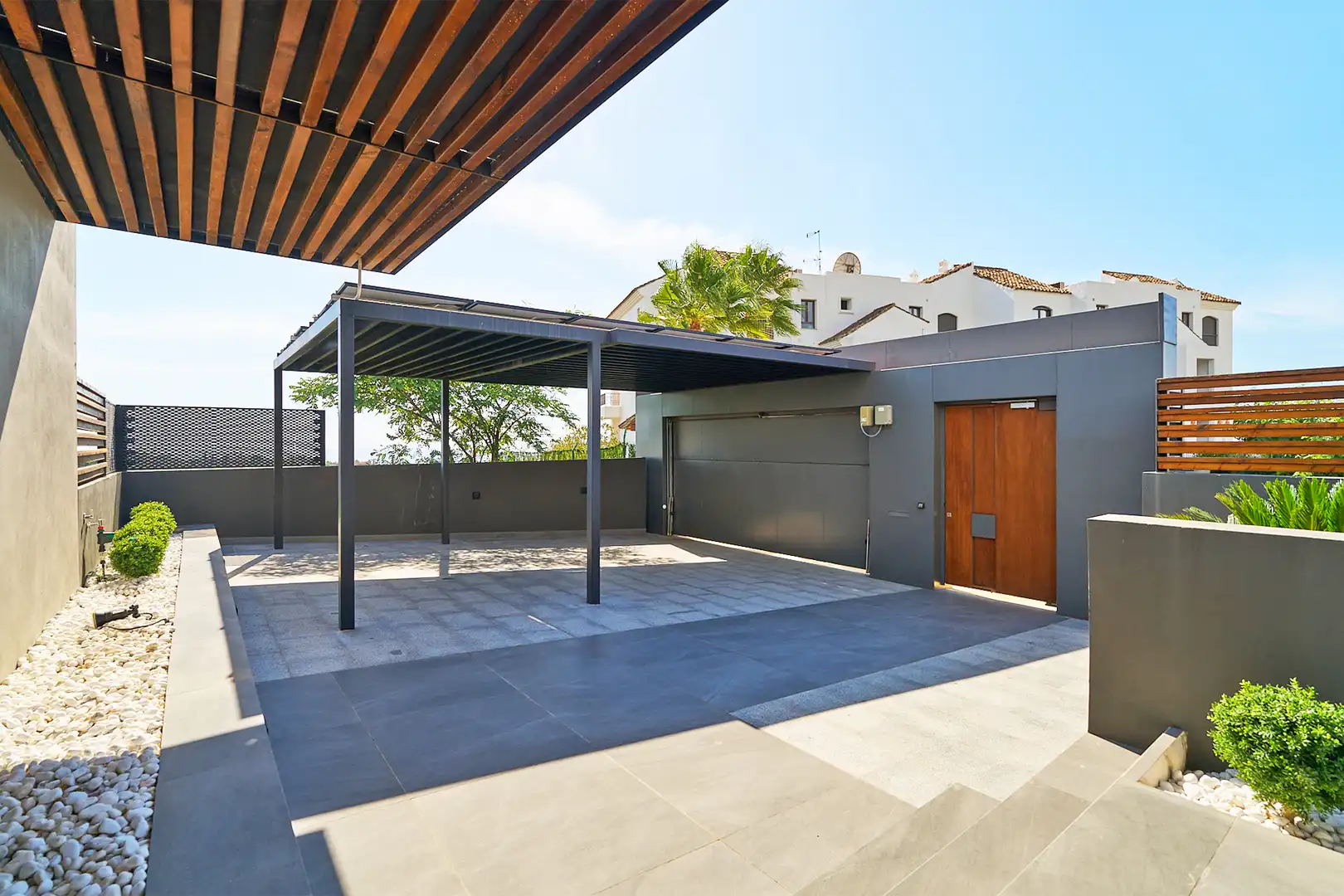 Terraza de Casa o chalet en venta en Benahavís con Aire acondicionado, Calefacción y Jardín privado