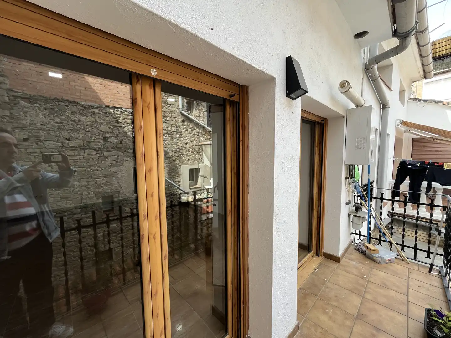 Balcony of Flat for rent in Sallent  with Heating
