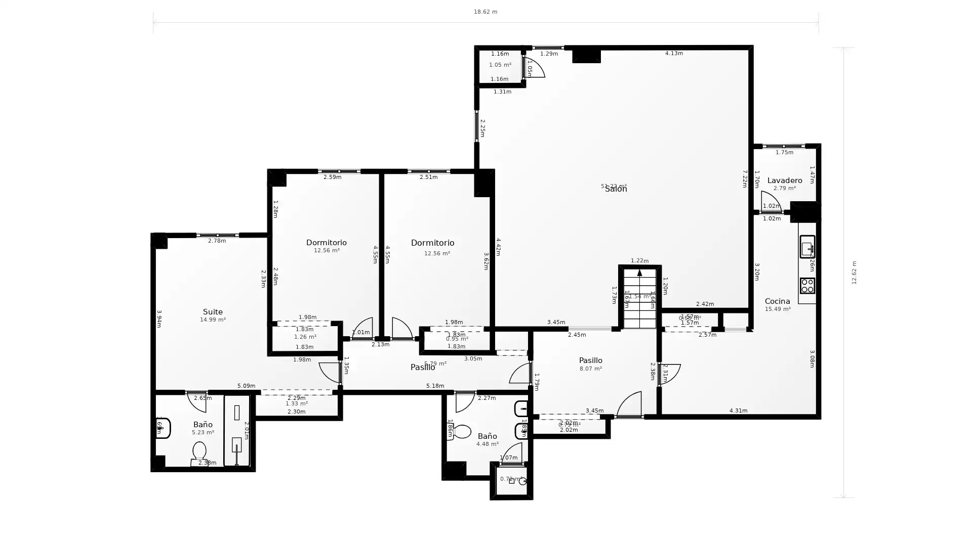 Attic for rent in Pozuelo de Alarcón  with Air Conditioner, Heating and Parquet flooring