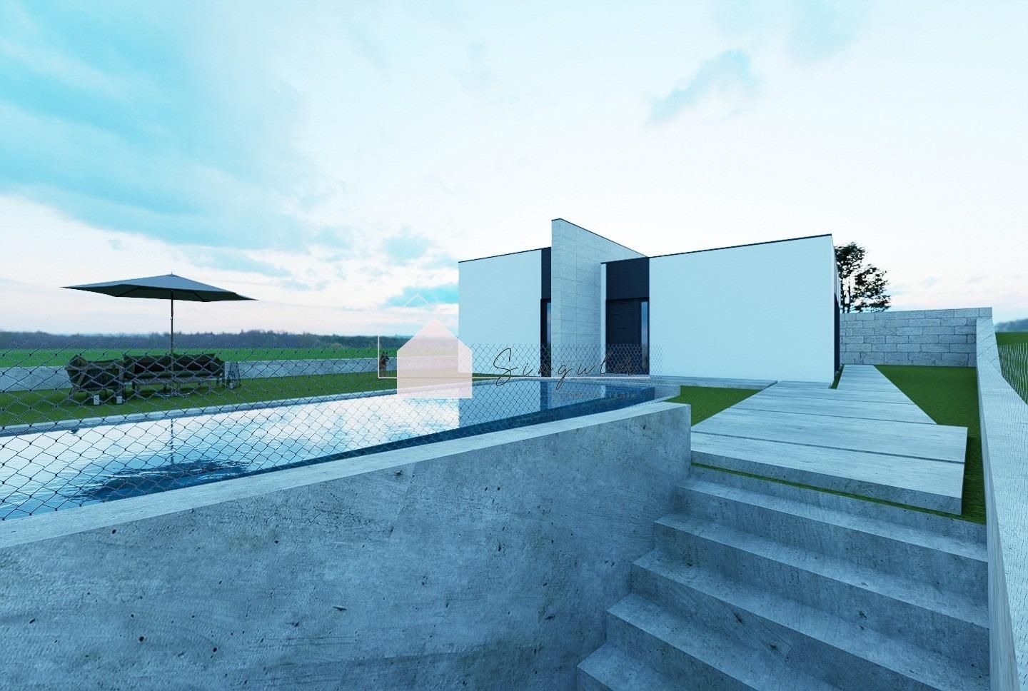 Vista exterior de Casa o xalet en venda en O Porriño   amb Calefacció, Jardí privat i Piscina