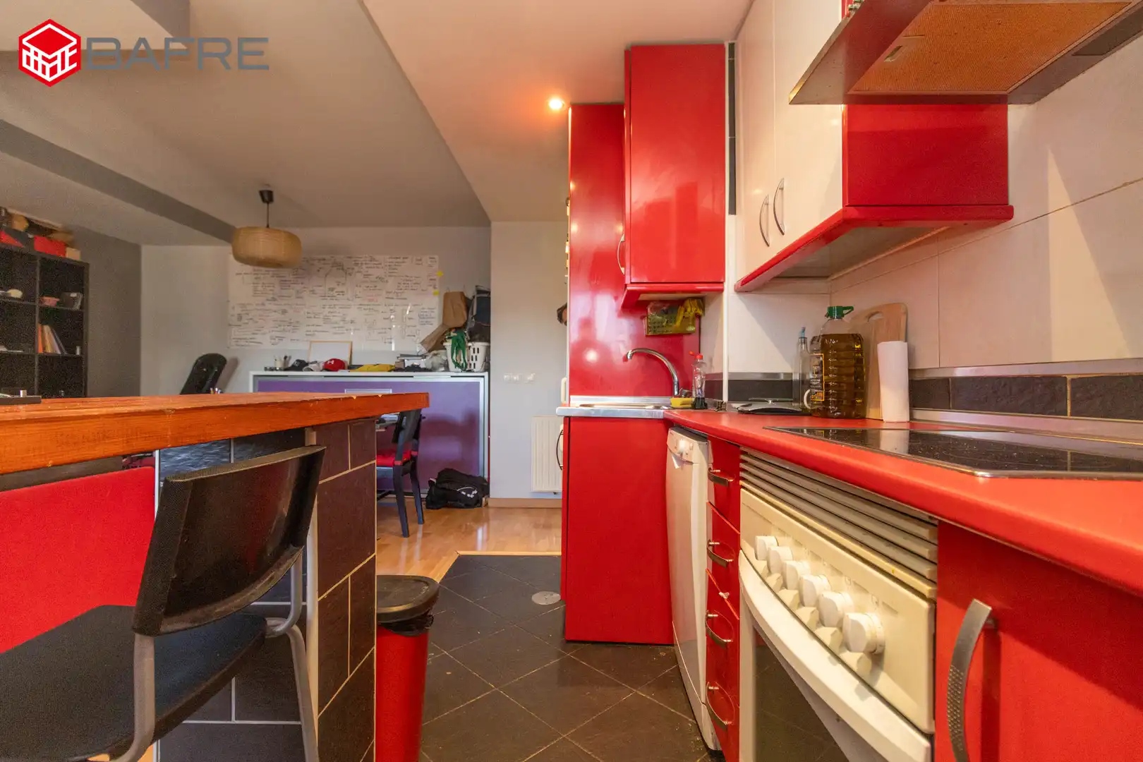 Kitchen of Flat for sale in Madrid  with Heating, Private garden and Storage room