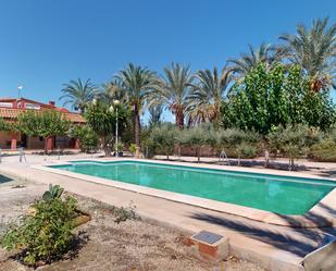 Swimming pool of House or chalet for sale in Elche / Elx  with Air Conditioner, Terrace and Swimming Pool