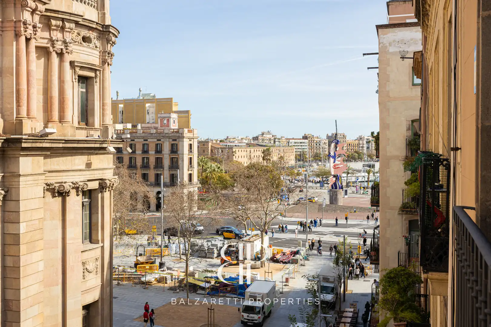 Außenansicht von Wohnung zur Miete in Barcelona mit Klimaanlage, Heizung und Parkett