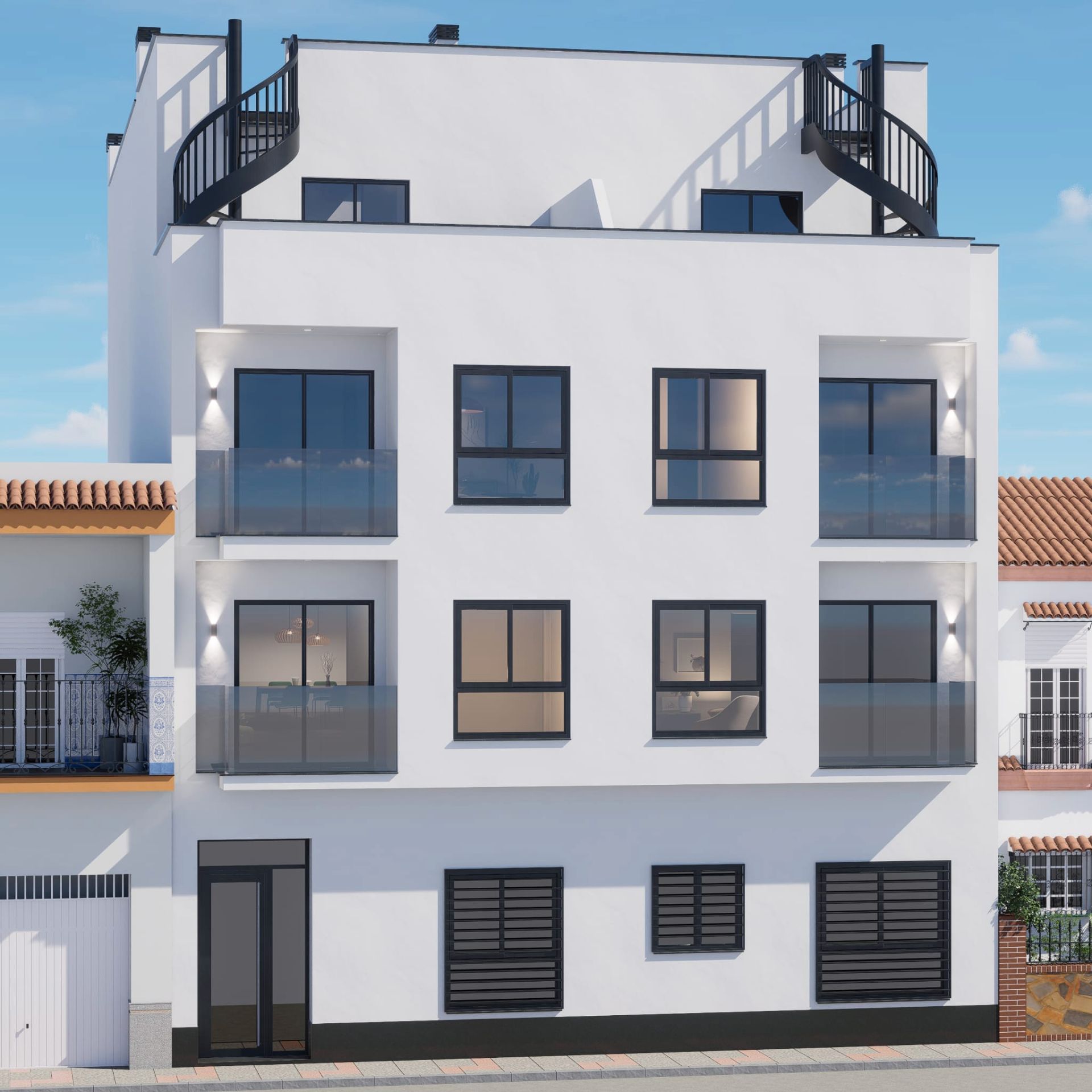 Exterior view of Flat for sale in Mijas  with Balcony