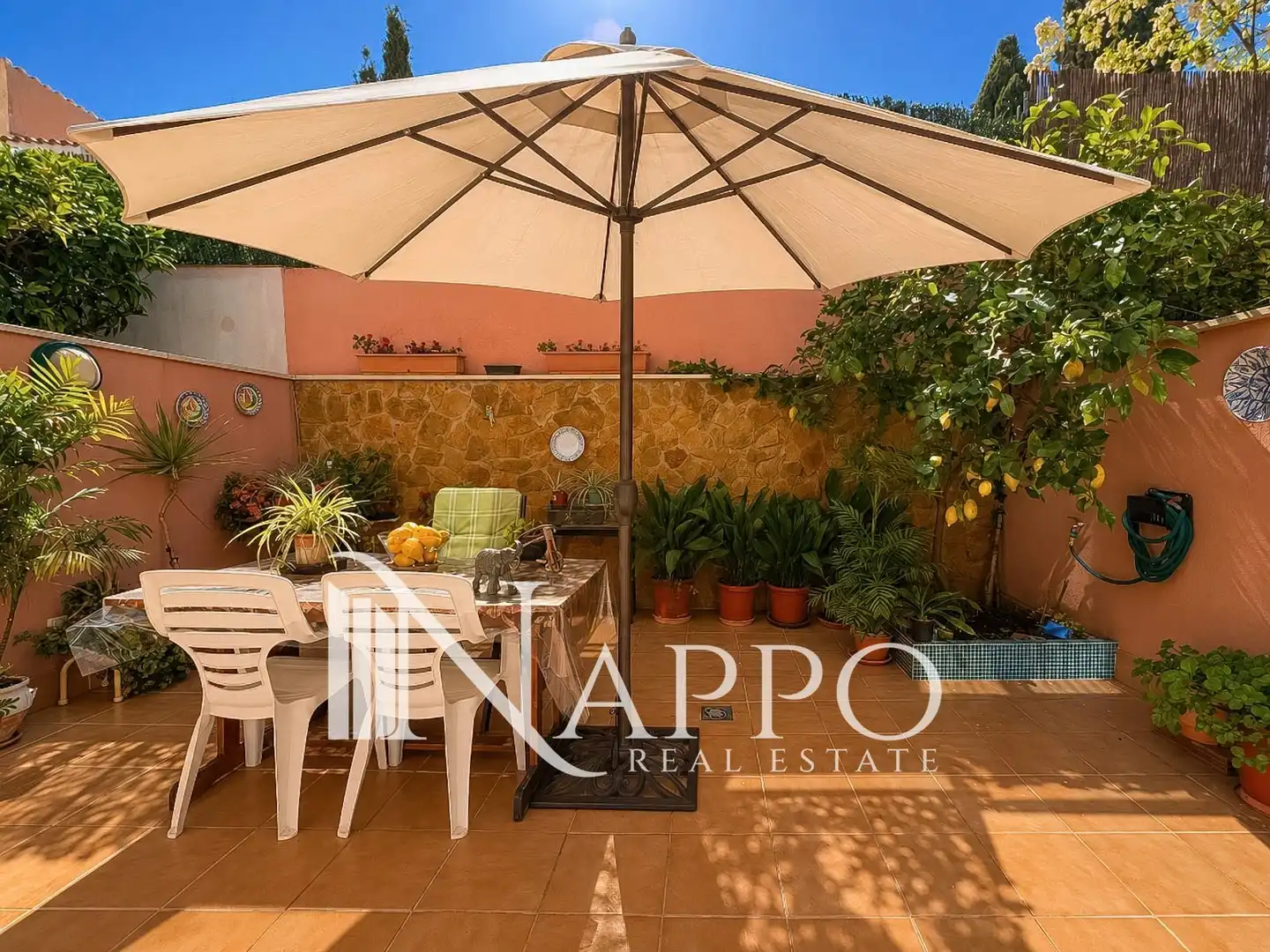 Terraza de Casa adosada en venta en  Palma de Mallorca con Aire acondicionado, Calefacción y Jardín privado
