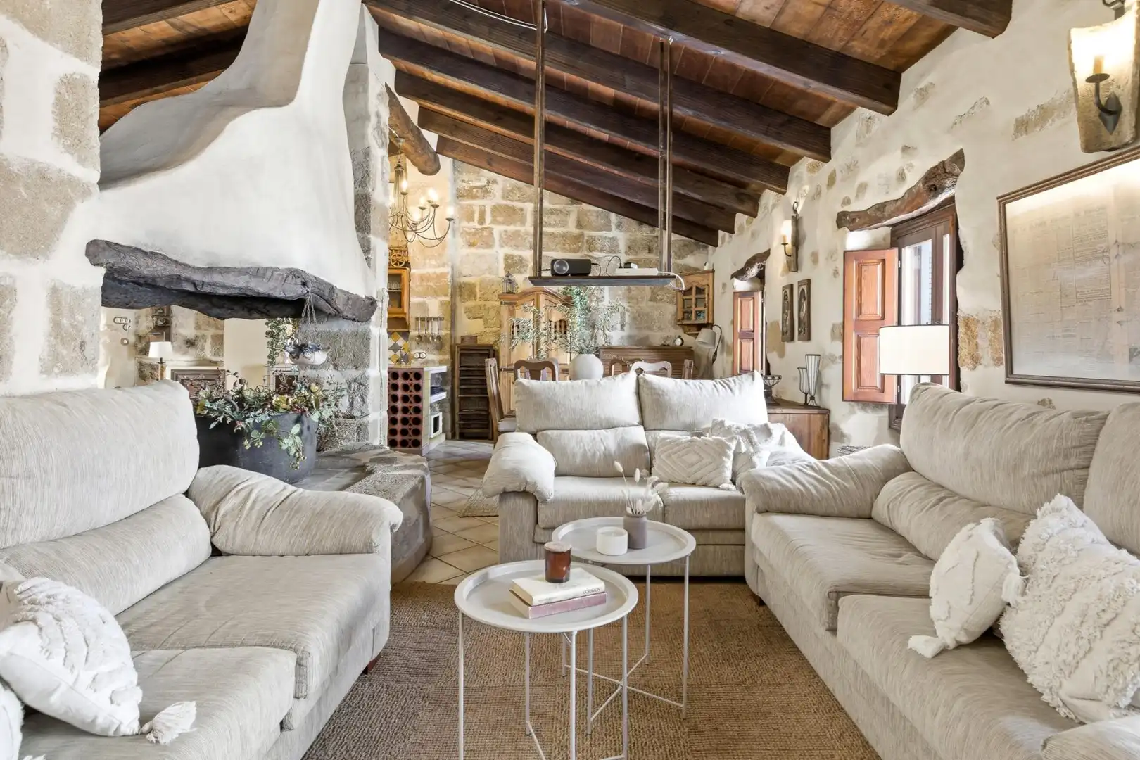 Sala de estar de Casa o chalet en venta en Jávea / Xàbia con Calefacción, Jardín privado y Terraza