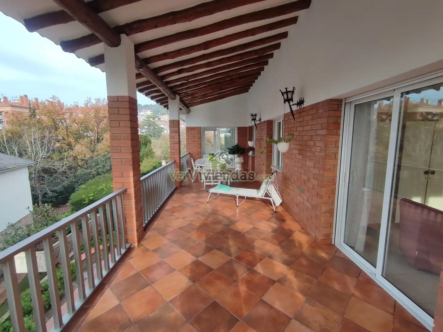 Terrassa de Casa o xalet en venda en La Palma de Cervelló amb Calefacció, Jardí privat i Terrassa