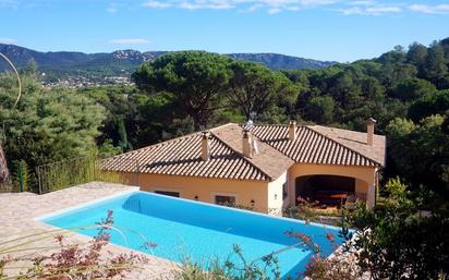 Swimming pool of House or chalet for sale in Santa Cristina d'Aro  with Air Conditioner, Terrace and Swimming Pool